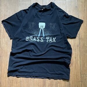 Black Graphic Tee for Men